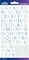 Sticko Alphabet Stickers - Goudy Small, Light Blue Foil, 172pcs